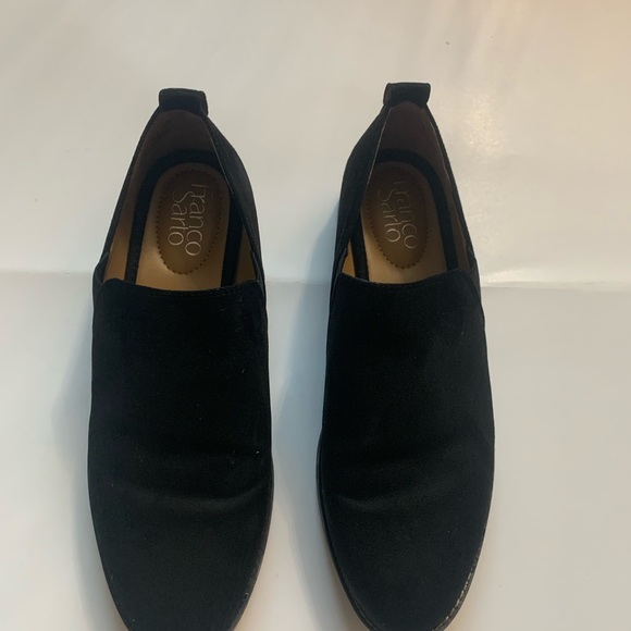 Women’s Franco Sarto Hum Black Suede Loafers 7.5 - Picture 4 of 6